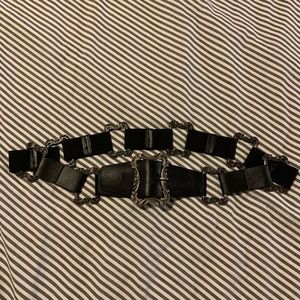 Sandy Duftler black metal belt size medium